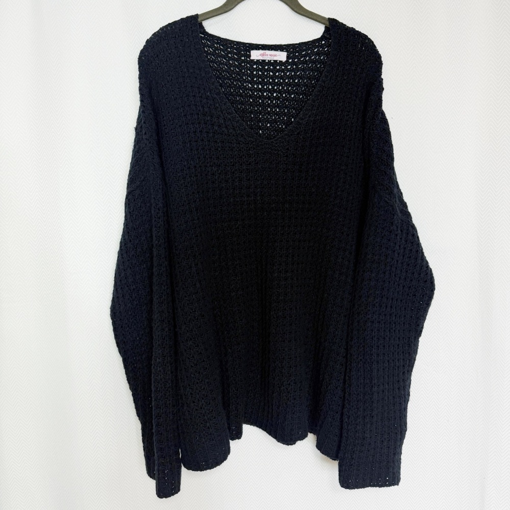 Ashlee Marie Boutique Open-Knit Sweater Size 2X